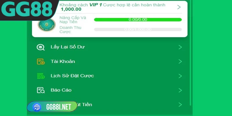 Rút tiền GG88